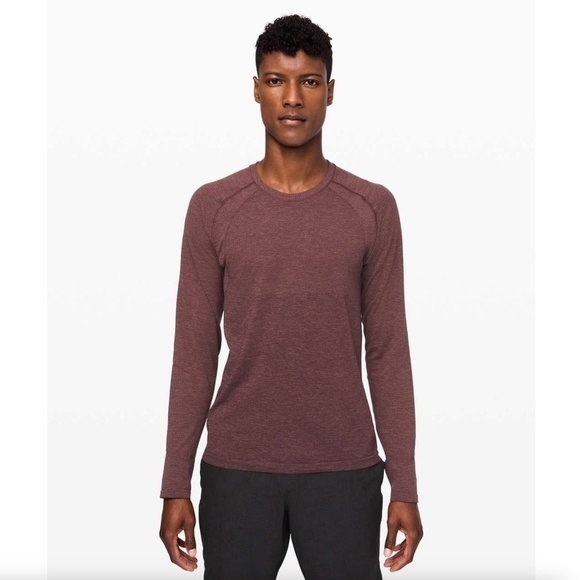 Lululemon Metal Vent Tech Long Sleeve 2.0 Red Dust / Arctic Plum Size XL - Picture 1 of 6